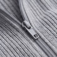 Women's Ribbed Zip-Up Knitted Cardigan with Pockets