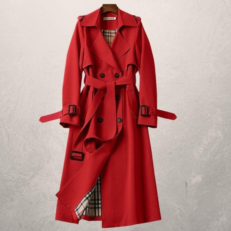 Reagan Belted Double Breasted Trench Style Womens Coats for Winter