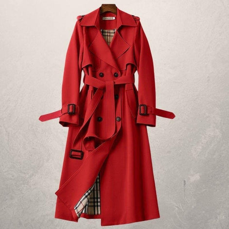 Reagan Belted Double Breasted Trench Style Womens Coats for Winter