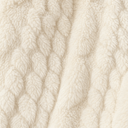 Women's Cable-Knit Hooded Longline Winter Coat with Button Hems