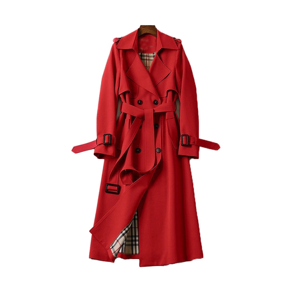 Rosie Long Double-Breasted Trench Style Winter Coats for Women