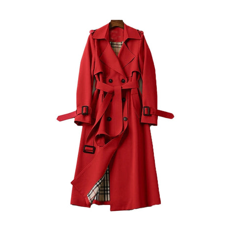 Rosie Long Double-Breasted Trench Style Winter Coats for Women