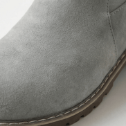 Women's Buckle-Strap Suede-Look Ankle Boots with Lug Sole