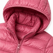 Women's Packable Quilted Puffer Jacket with Detachable Hood