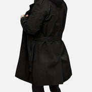 Double-Breasted Tailored Trench Style Mens Coats for Everyday Wear