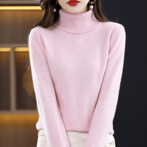 Elena Knitted Turtleneck Jumper for Ladies Christmas Jumpers Season