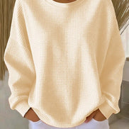Lucille Oversized Waffle-Knit Jumper for Women
