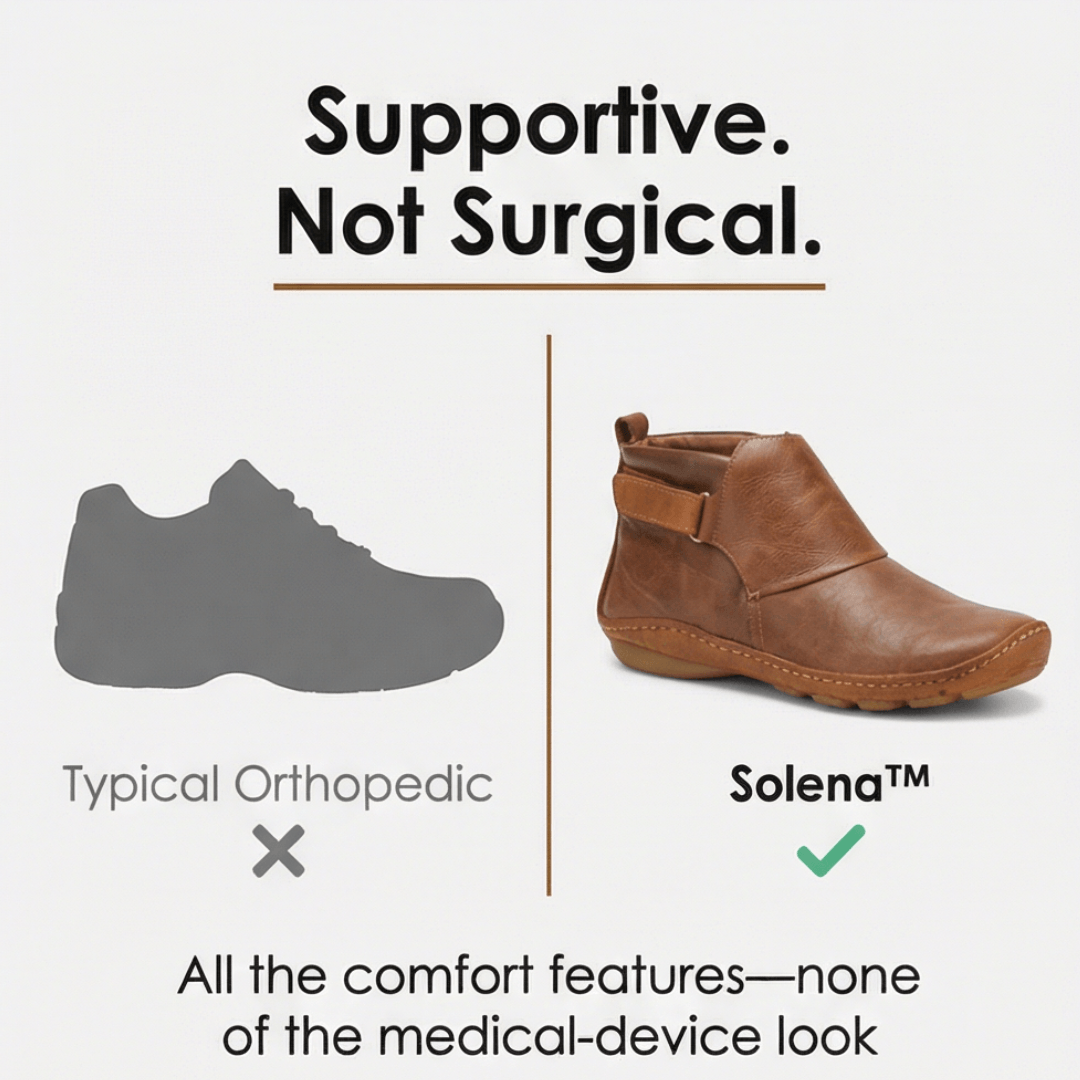 Solena Wide-Fit Women's Ankle Boots with Adjustable Strap for Sensitive Feet
