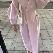 Phyllis Double Breasted Wrap Maxi Coat Winter Coats Women