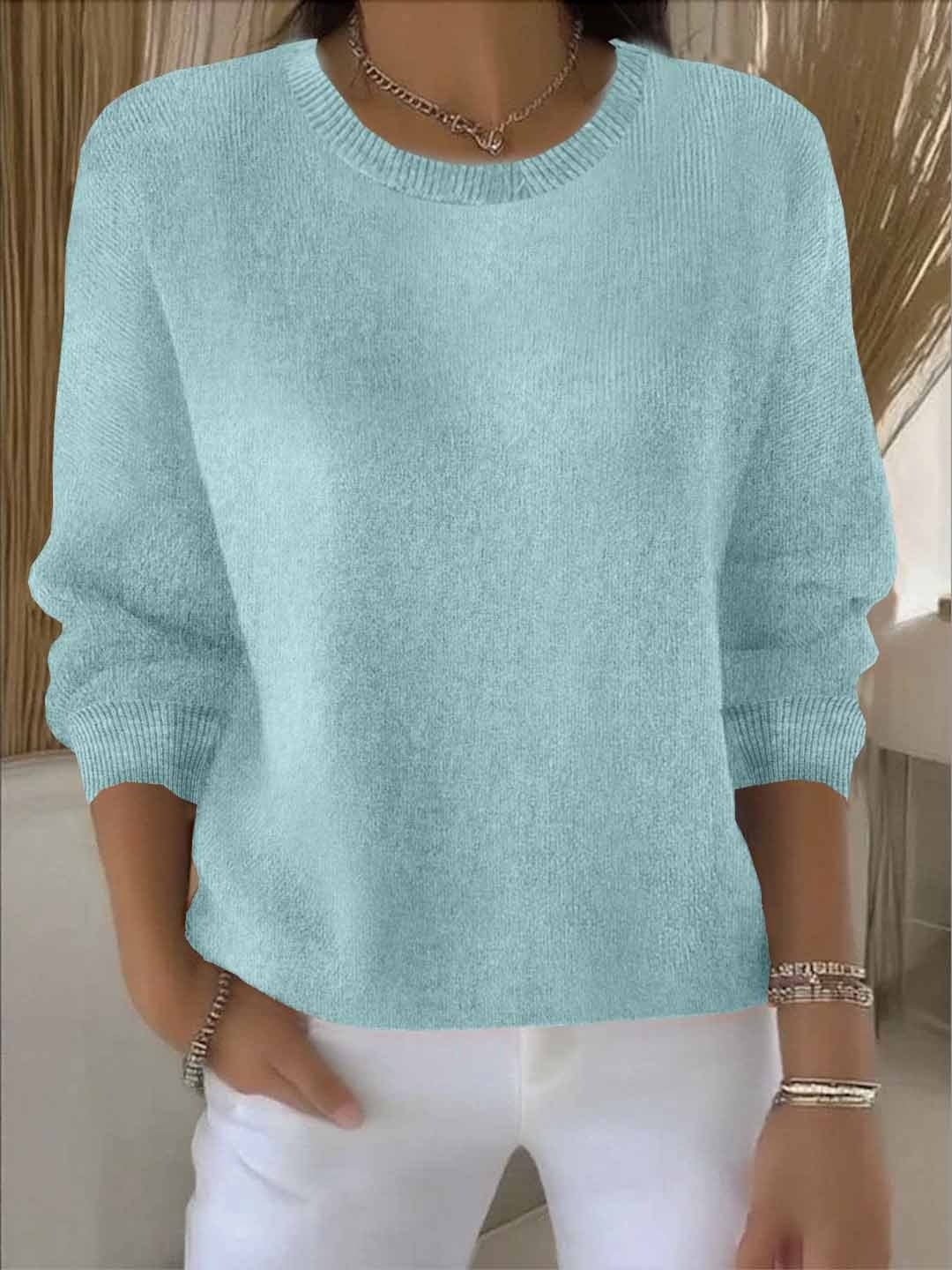Lorie Relaxed Crew Neck Knit Jumper for Women