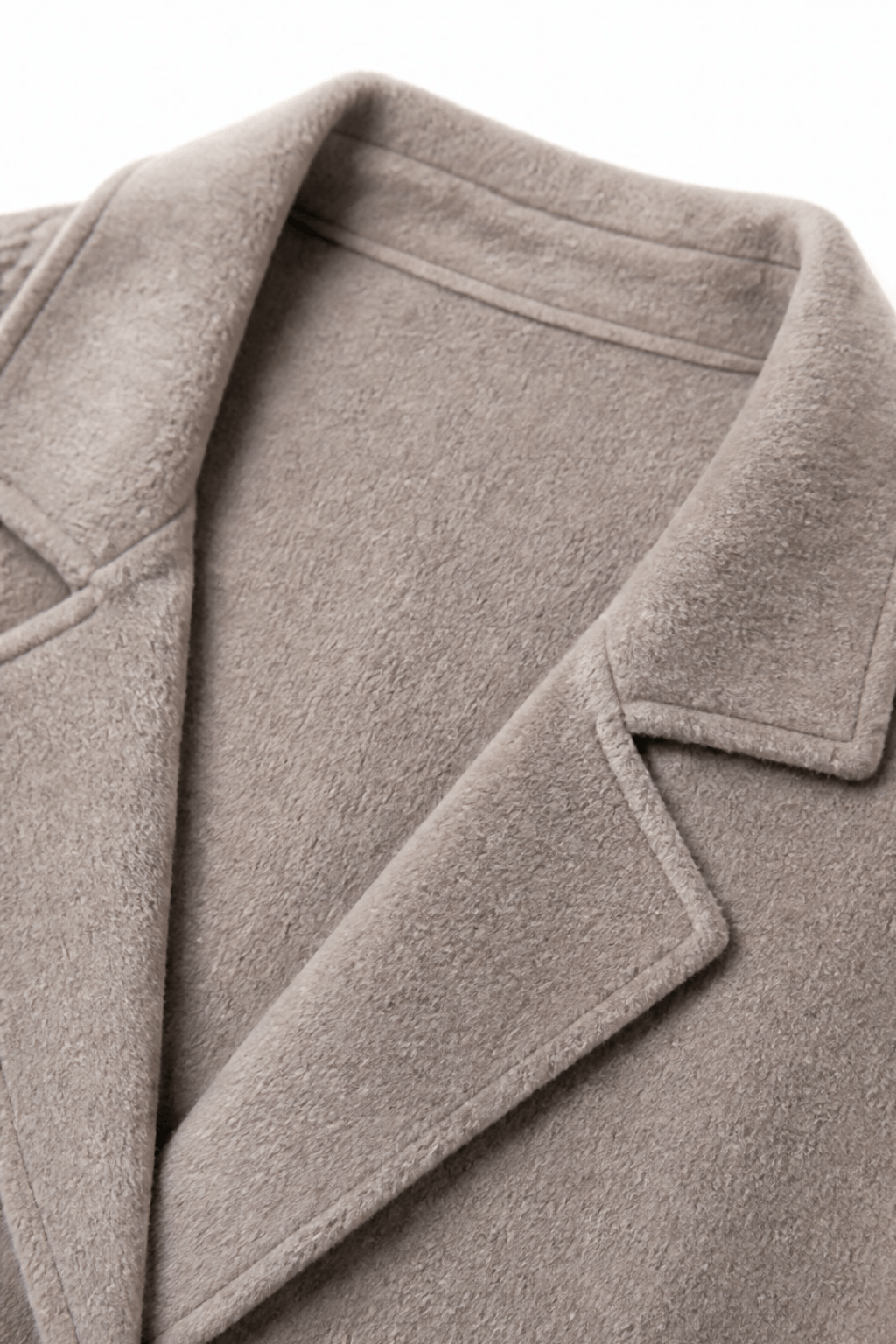 Isola Women's Cable-Knit Sleeve Double-Breasted Longline Winter Coat