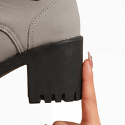 Stridara Lightweight Chunky Platform Combat Boots for Women in PU Leather
