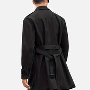 Double-Breasted Tailored Trench Style Mens Coats for Everyday Wear