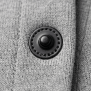 Women's Hooded Knitted Cardigan with Button Front and Pockets