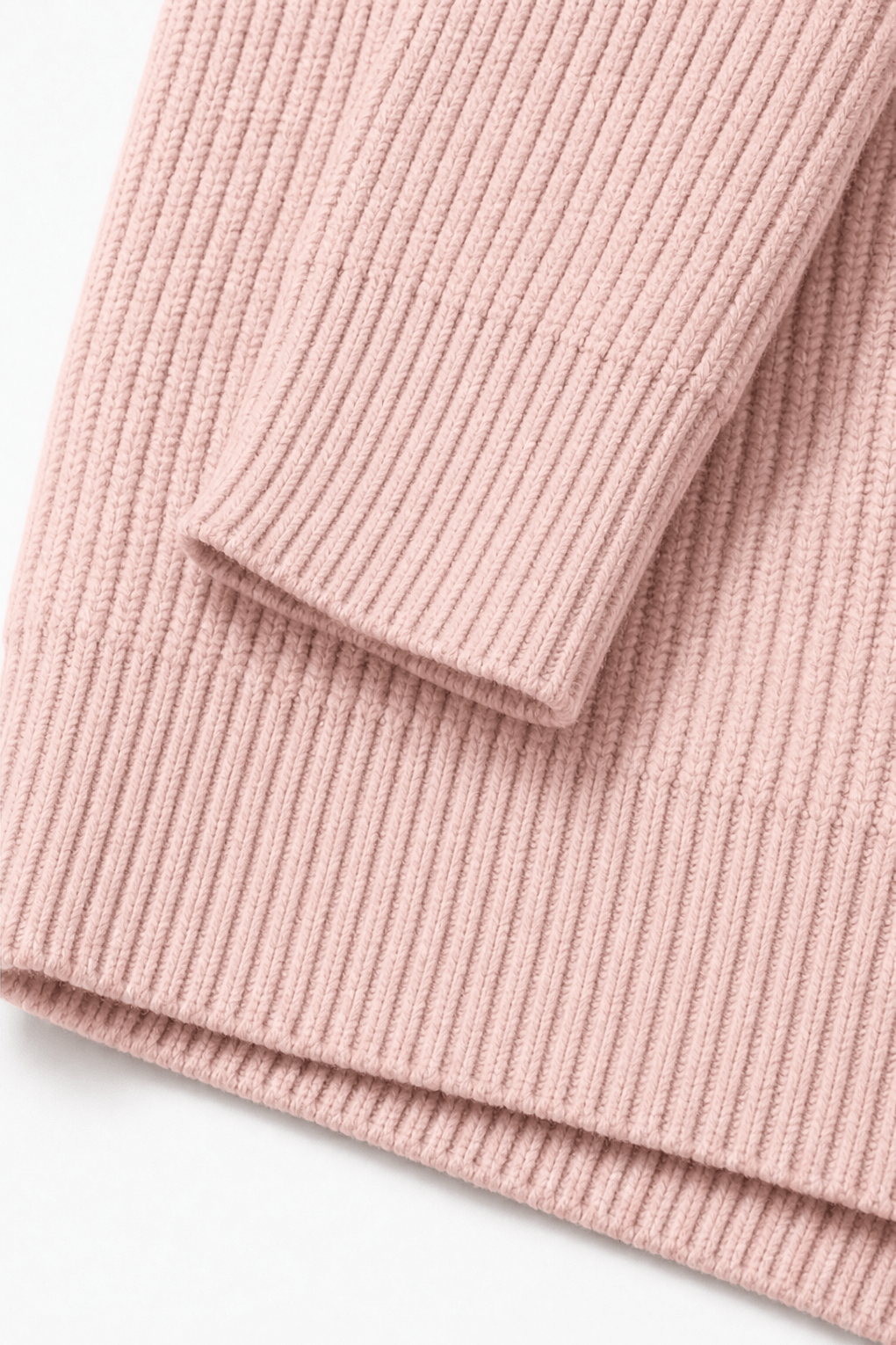 Women's Ribbed Zip-Up Hooded Knit Cardigan with Drawstring Hood