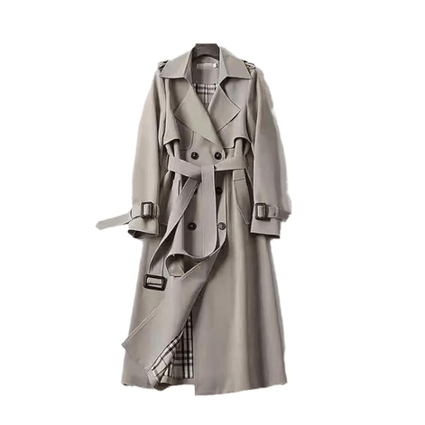 Rosie Long Double-Breasted Trench Style Winter Coats for Women