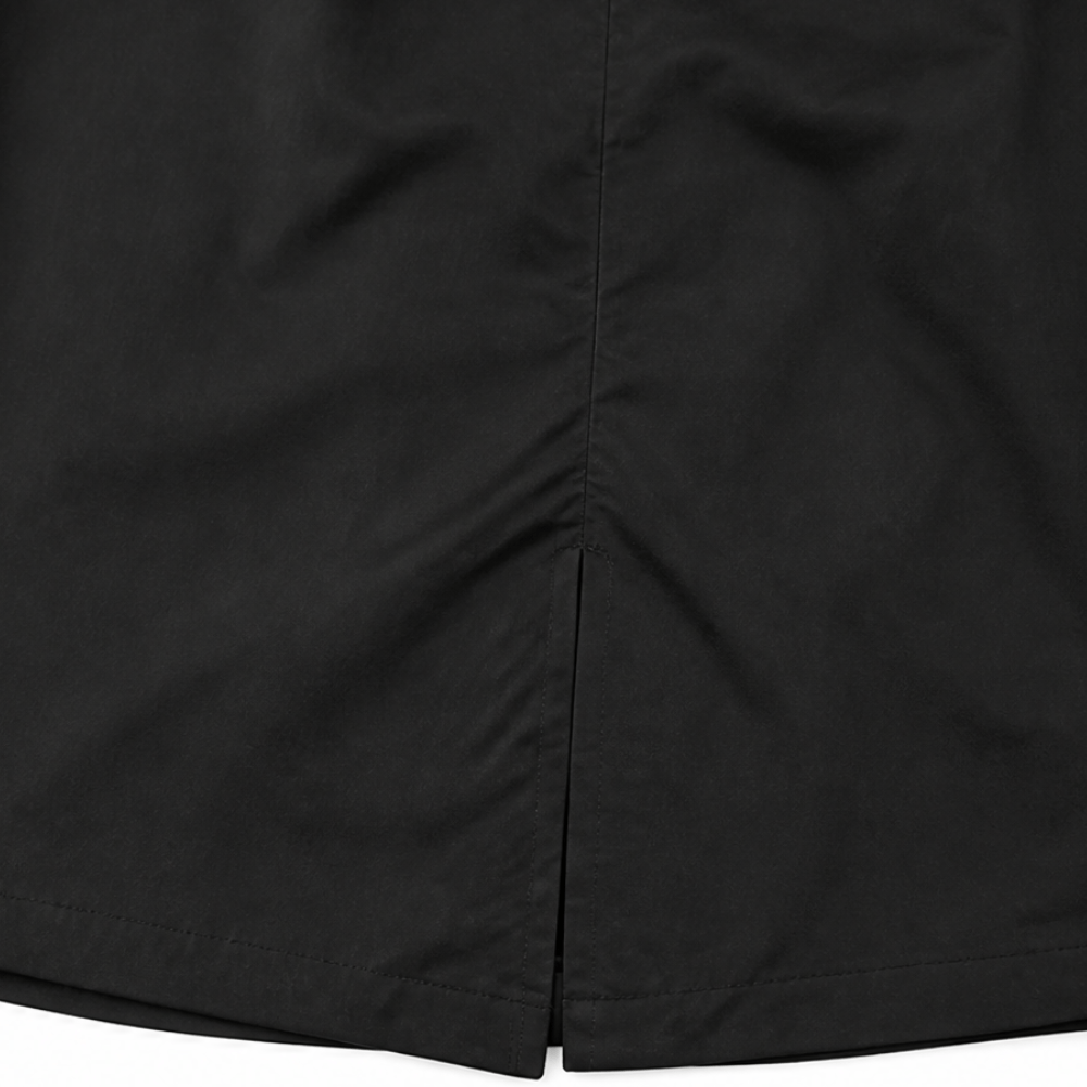 Women's Hooded Midi Coat with Drawstring Waist