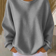 Lucille Oversized Waffle-Knit Jumper for Women