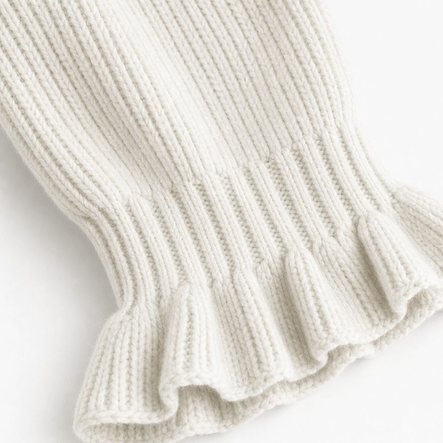 Women's Ribbed V-Neck Knitted Jumper with Button Detail