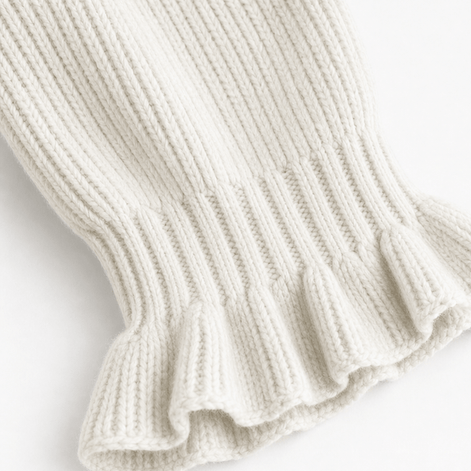 Women's Ribbed V-Neck Knitted Jumper with Button Detail