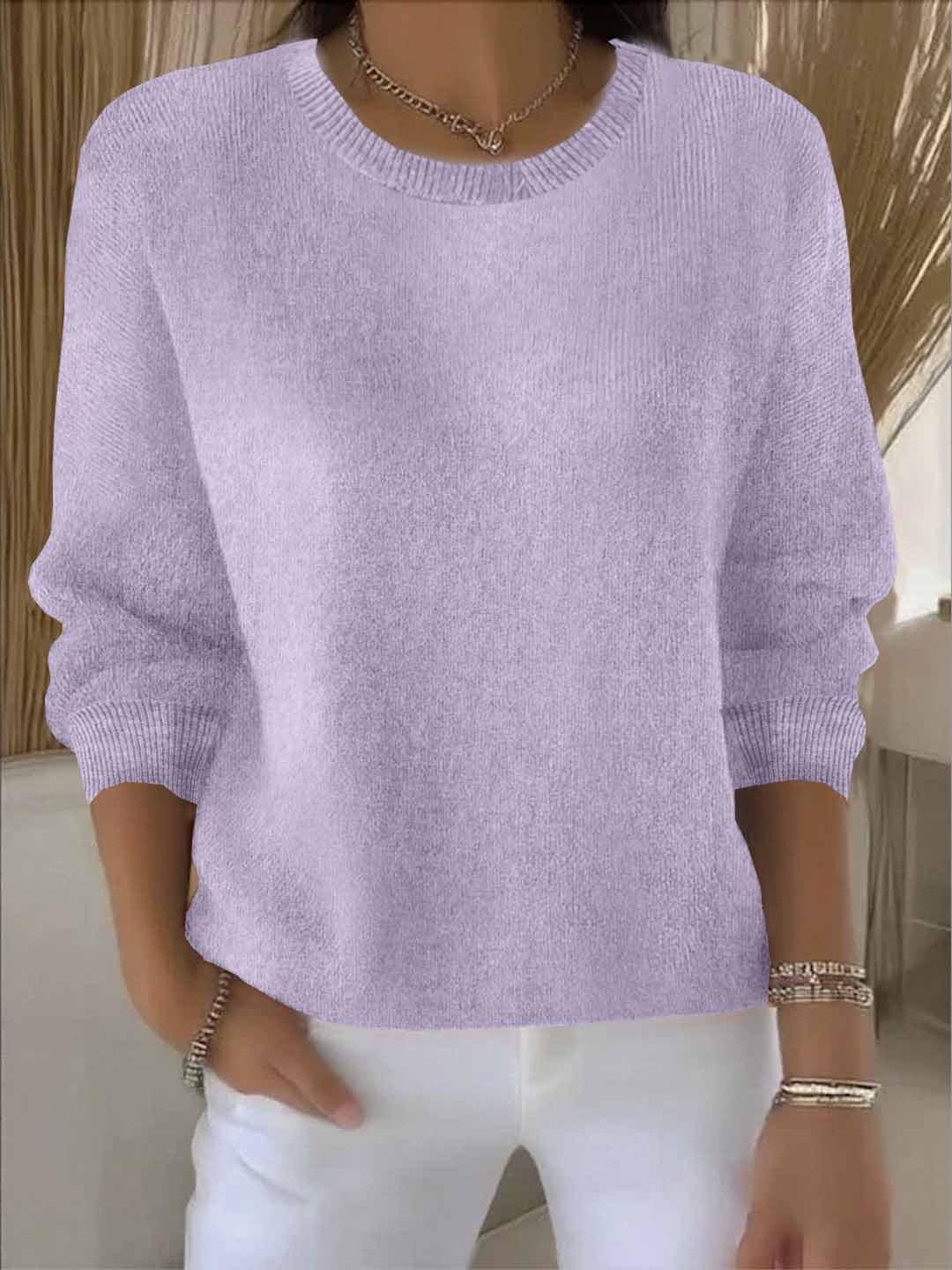 Lorie Relaxed Crew Neck Knit Jumper for Women