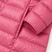 Women's Packable Quilted Puffer Jacket with Detachable Hood