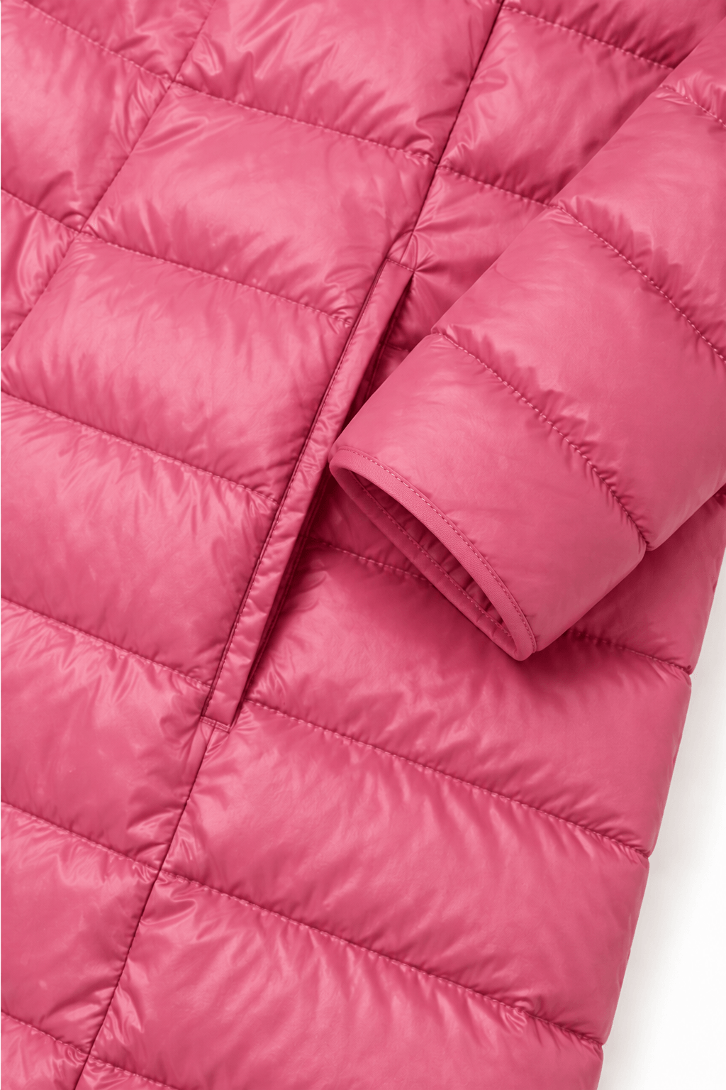 Women's Packable Quilted Puffer Jacket with Detachable Hood