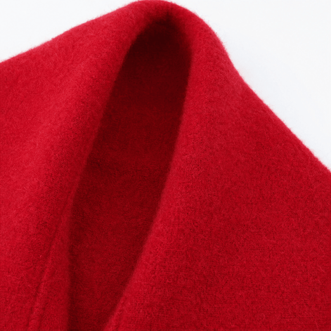 Women's Fringed Draped Shawl Collar Open-Front Wool Wrap Coat for Winter