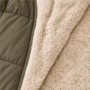 Reversa Women's Reversible Hooded Longline Winter Coat with Sherpa Lining