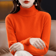 Elena Knitted Turtleneck Jumper for Ladies Christmas Jumpers Season