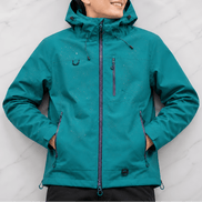 Vantrek Women's Hooded Rain Jacket with Vented Lining and Lotus-Effect Finish