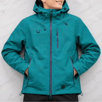 Vantrek Women's Hooded Rain Jacket with Vented Lining and Lotus-Effect Finish